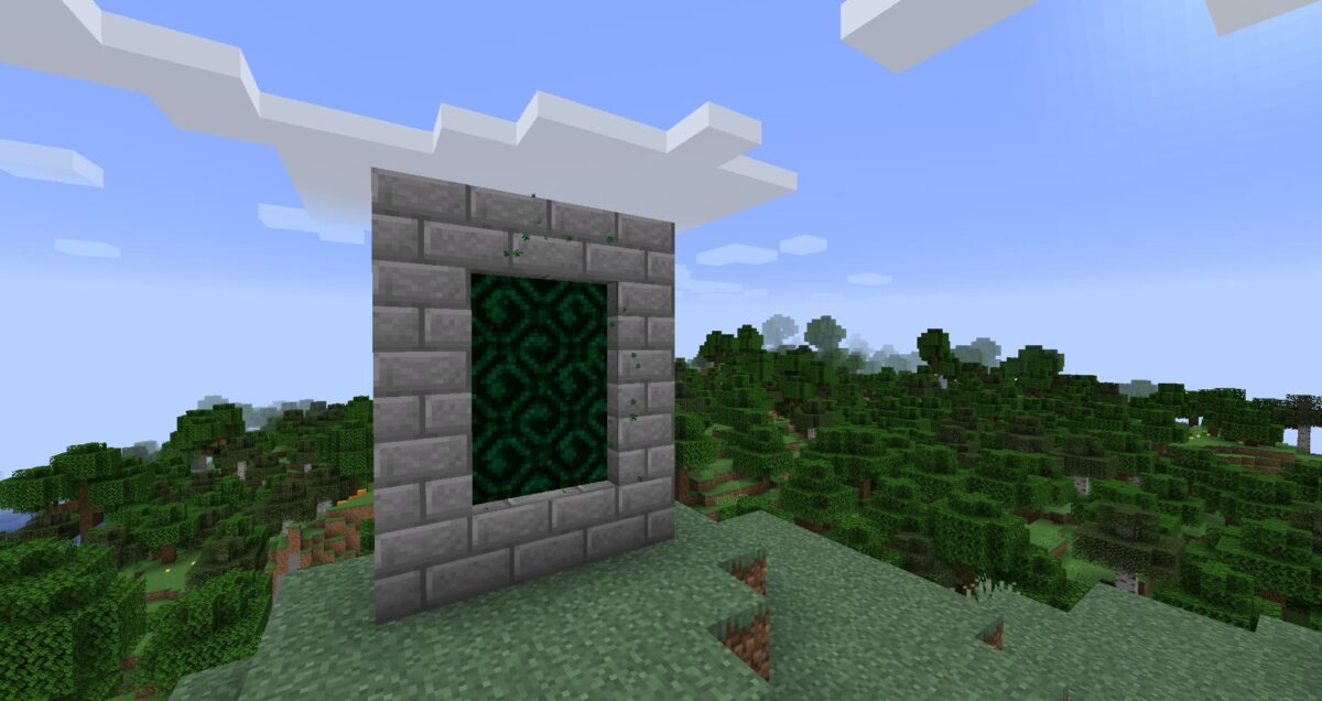 portail undergarden mod minecraft