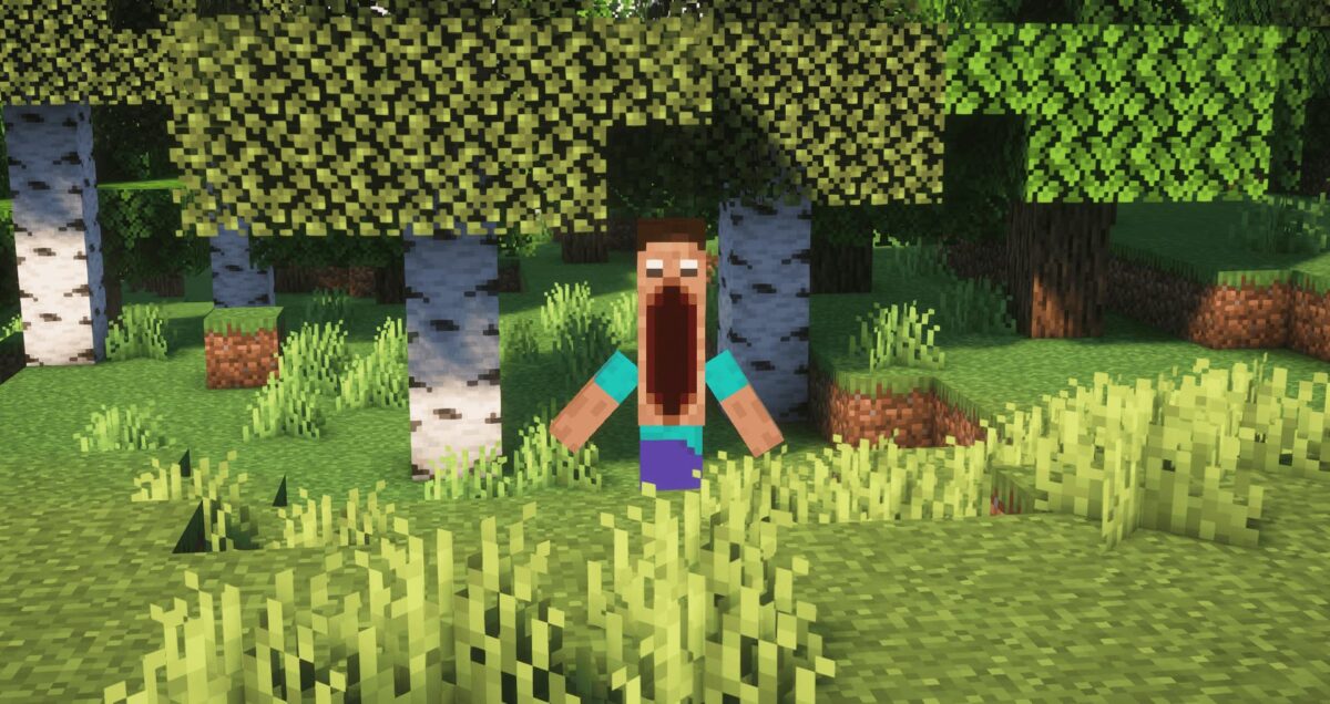 steve dweller mod minecraft extérieur