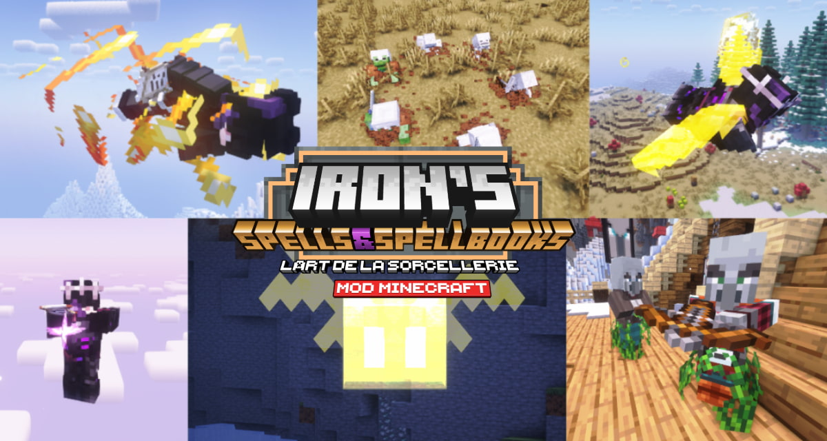 Iron’s Spells ‘n Spellbooks : L’Art de la Sorcellerie – Mod Minecraft – 1.18 → 1.21