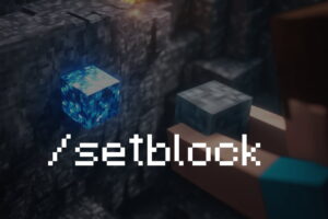 commande /setblock Minecraft