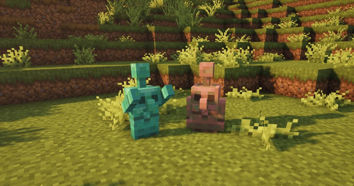 Golem de Cuivre Friends&Foes mod minecraft