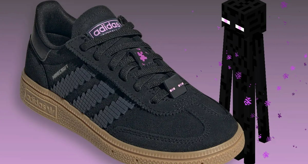 Minecraft et Adidas : l’Enderman prend vie dans une sneakers unique