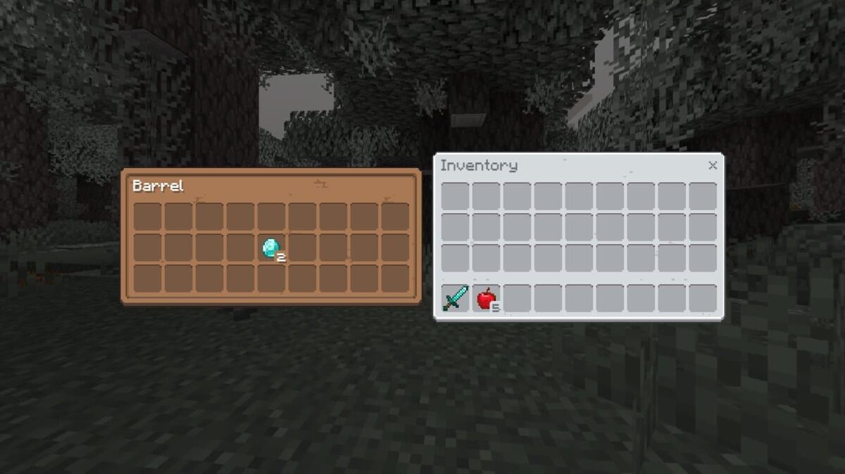 refonte interface utilisateur minecraft tonneau