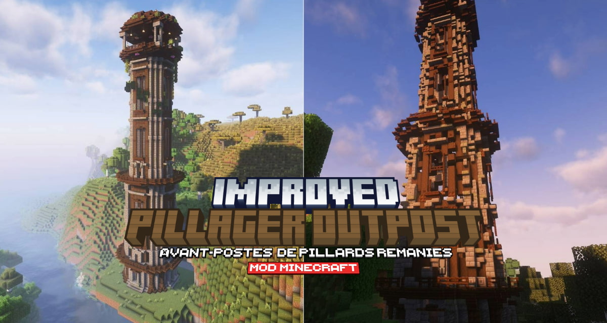 Improved Pillager Outpost : Avant-postes Remaniés – Mod Minecraft – 1.21