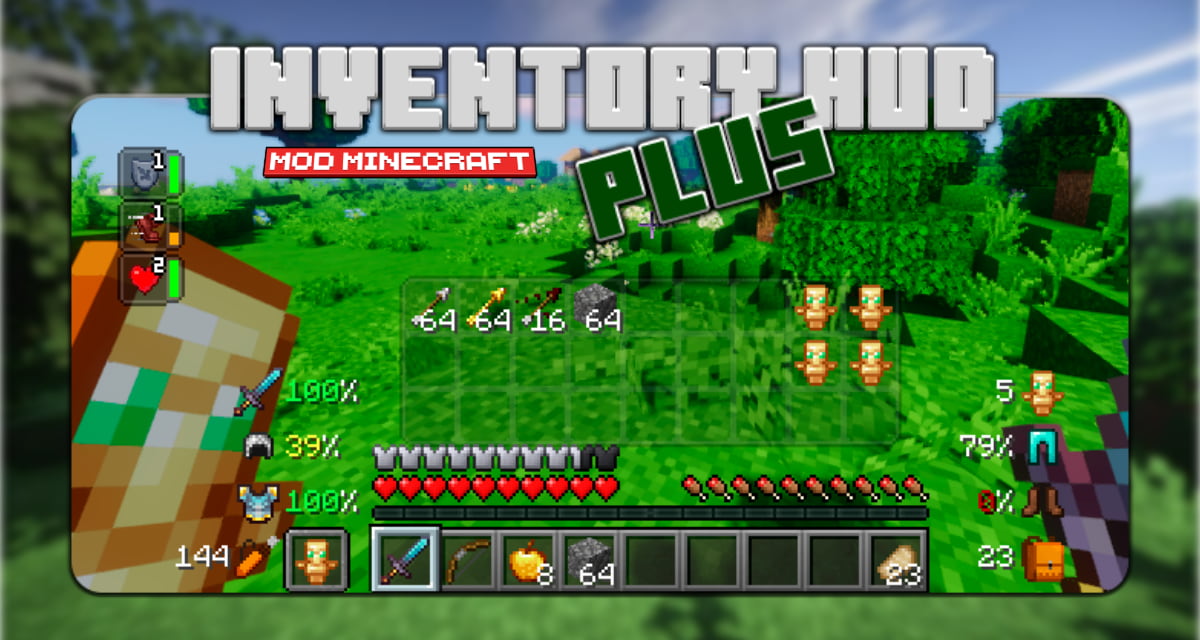 Inventory HUD+ : Gérez Votre Inventaire – Mod Minecraft – 1.8 → 1.21