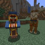 Le marchand ambulant et son fidèle lama minecraft