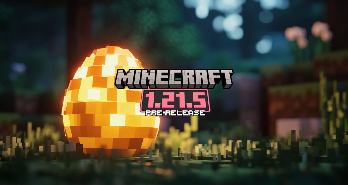 Minecraft 1.21.5 pre-release : Textures des œufs d’apparition, améliorations réseau et nombreux correctifs techniques