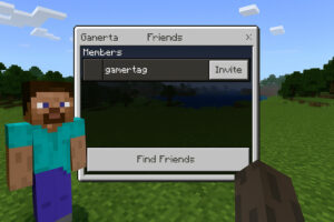 Minecraft : Comment inviter un ami sur votre Realm avec son gamertag