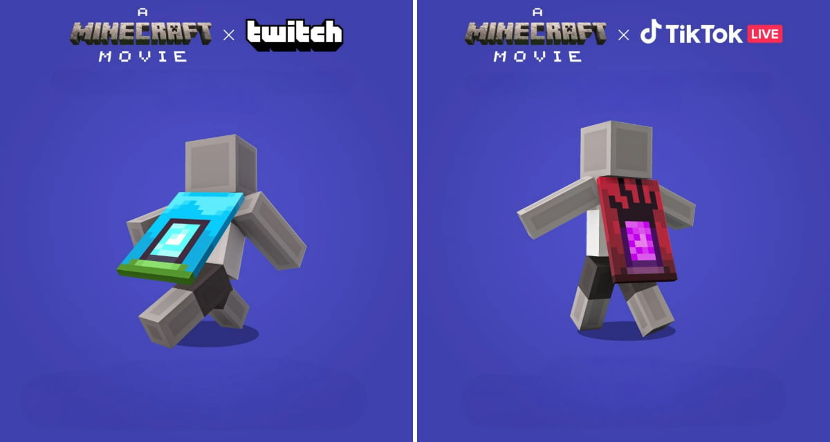 Mojang propose deux nouvelles capes gratuites inspirées du Film Minecraft