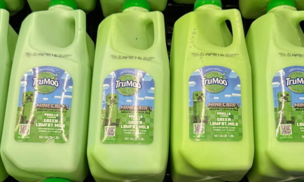 Le “lait de Creeper” Minecraft est vert… grâce à des colorants controversés