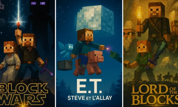 10 affiches de films cultes réinventées dans Minecraft