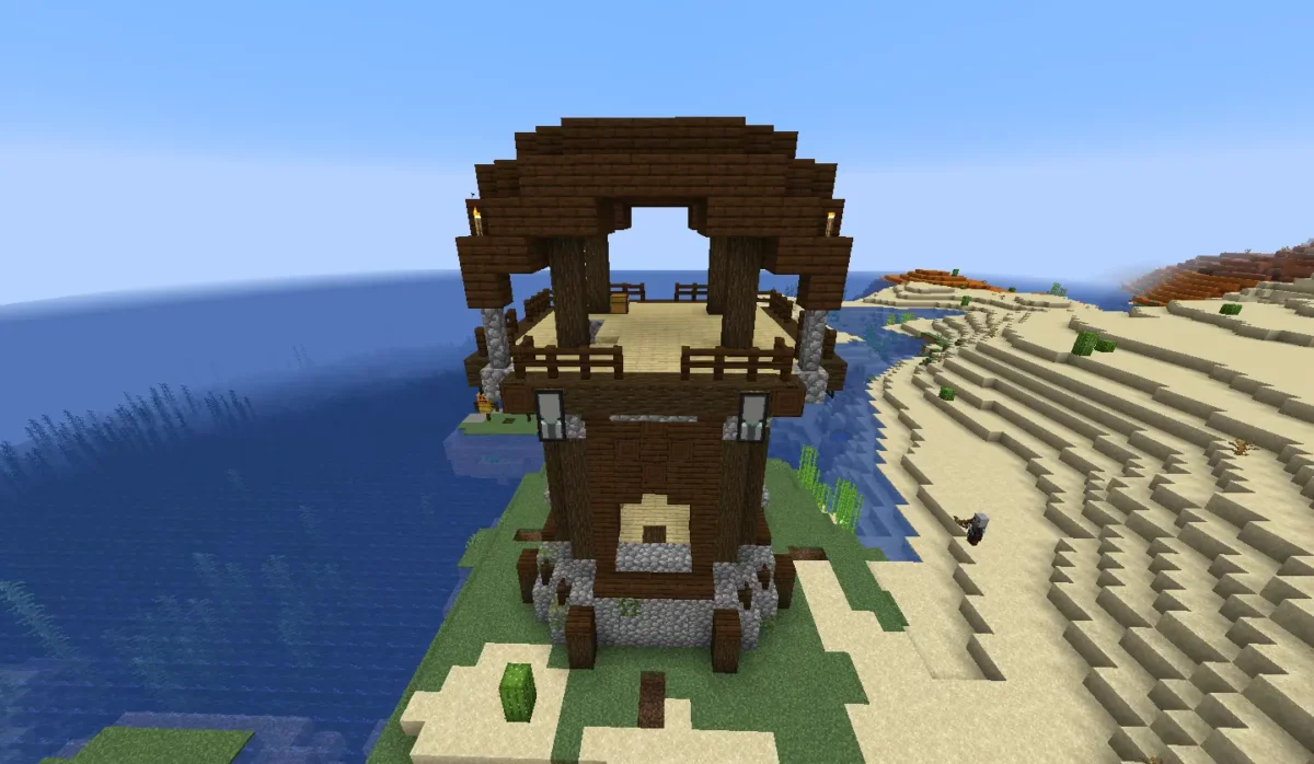 Avant-poste de pillards en bordure de désert minecraft