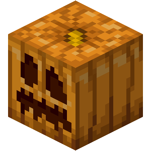 citrouille sculptée minecraft