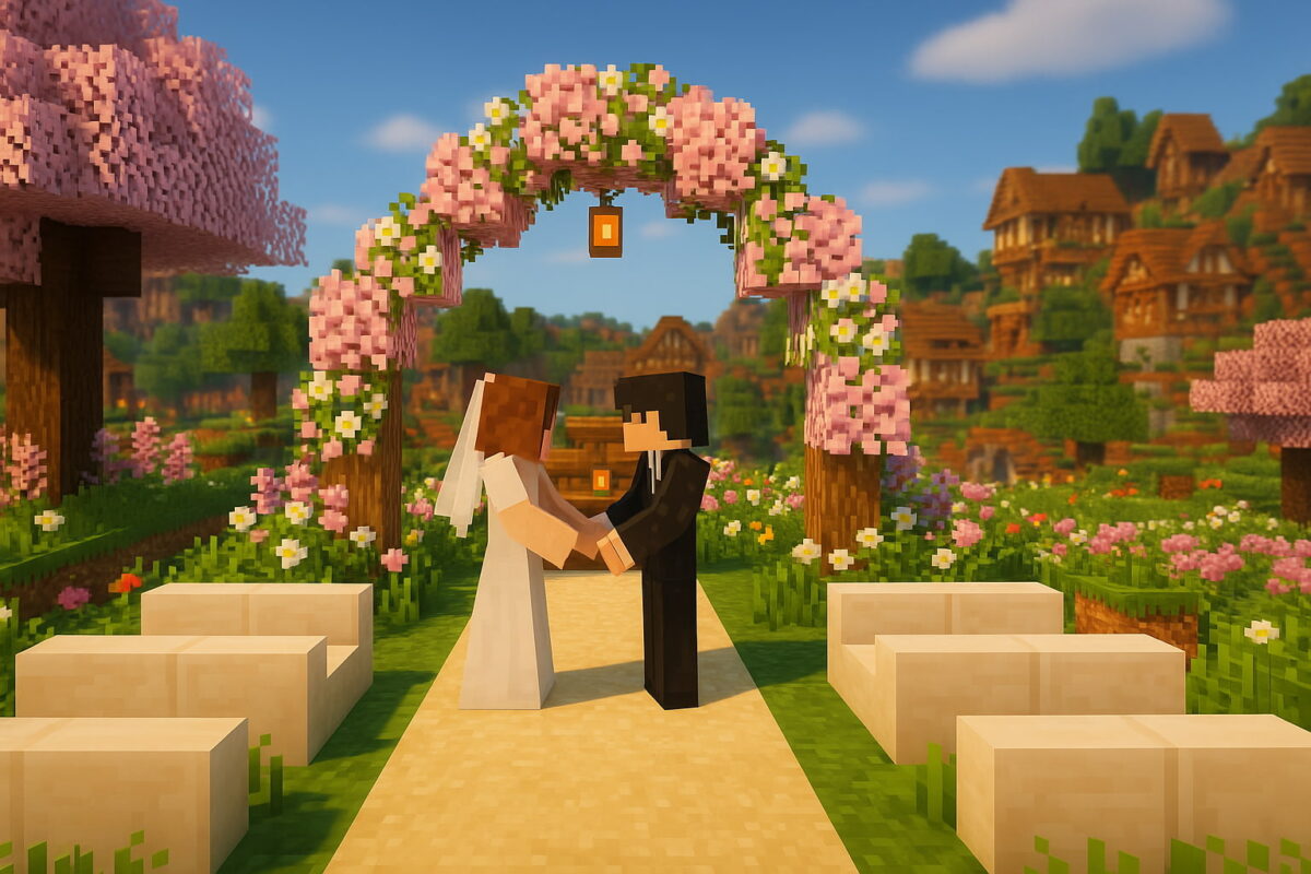 Mariages virtuels, choix bien réels minecraft