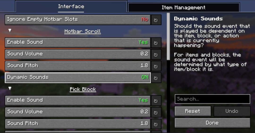 Sounds : Sons dynamiques et immersifs – Mod Minecraft - 1.20 → 26.1 ...