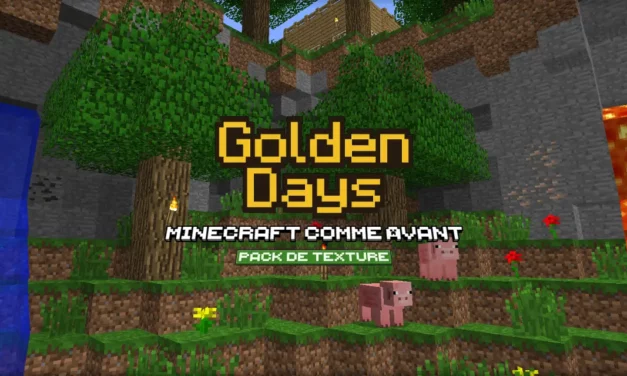 Golden Days : Nostalgie Visuelle – Pack de Texture Minecraft – 1.16 → 1.21