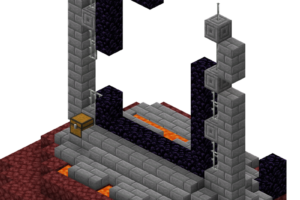 portail en ruine minecraft