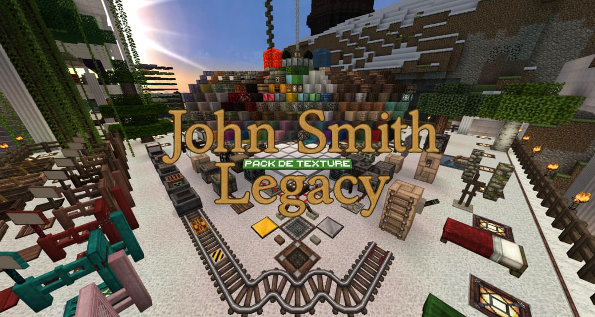 John Smith Legacy : Ambiance médiévale soignée – Pack de Textures Minecraft → 1.21