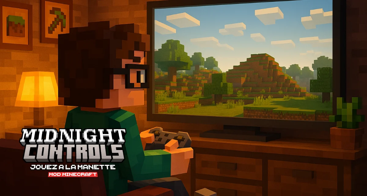 MidnightControls : Jouez à la Manette – Mod Minecraft – 1.18 → 1.21