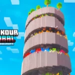 Parkour Spiral 3 : Parcours Géant en Spirale – Map Minecraft