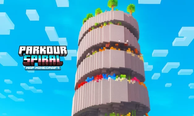 Parkour Spiral 3 : Parcours Géant en Spirale – Map Minecraft