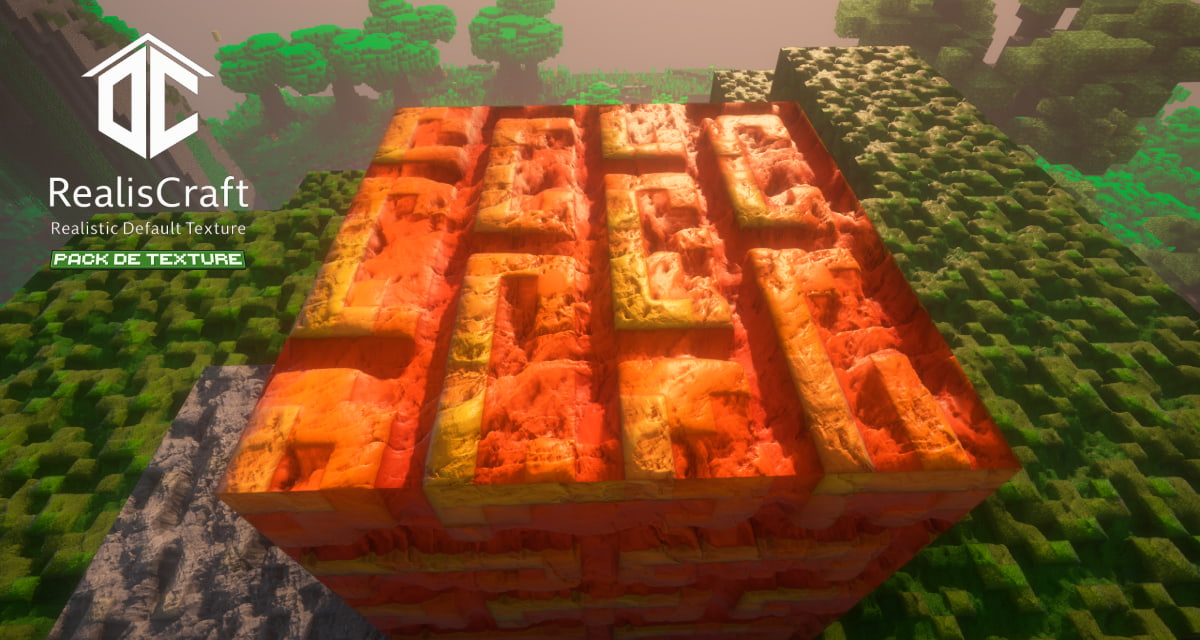 RealisCraft JE : Realistic Default Textures – Reliefs, Reflets et Lumières – Pack de Texture Minecraft – 1.12 → 1.21