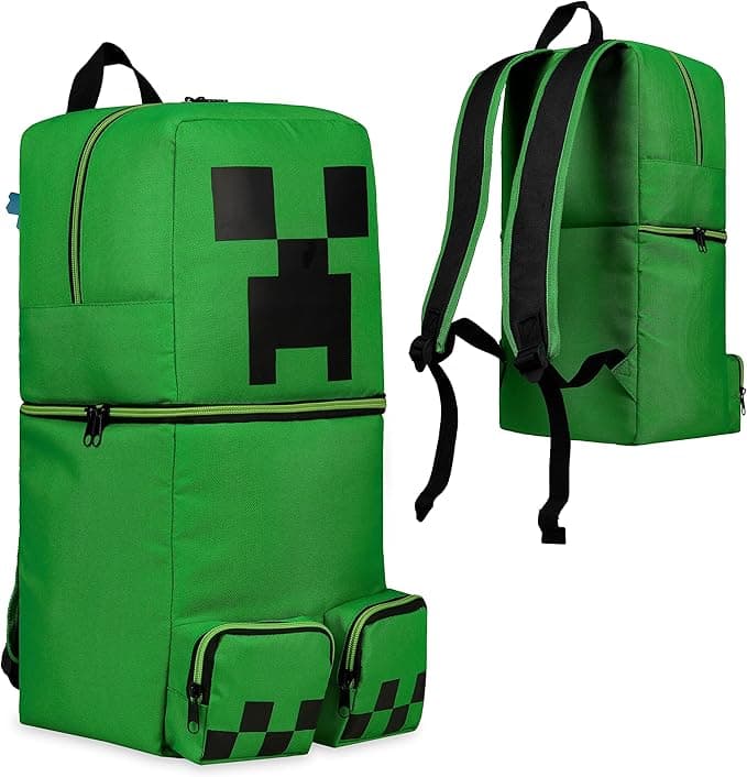 sac à dos minecrafft creeper