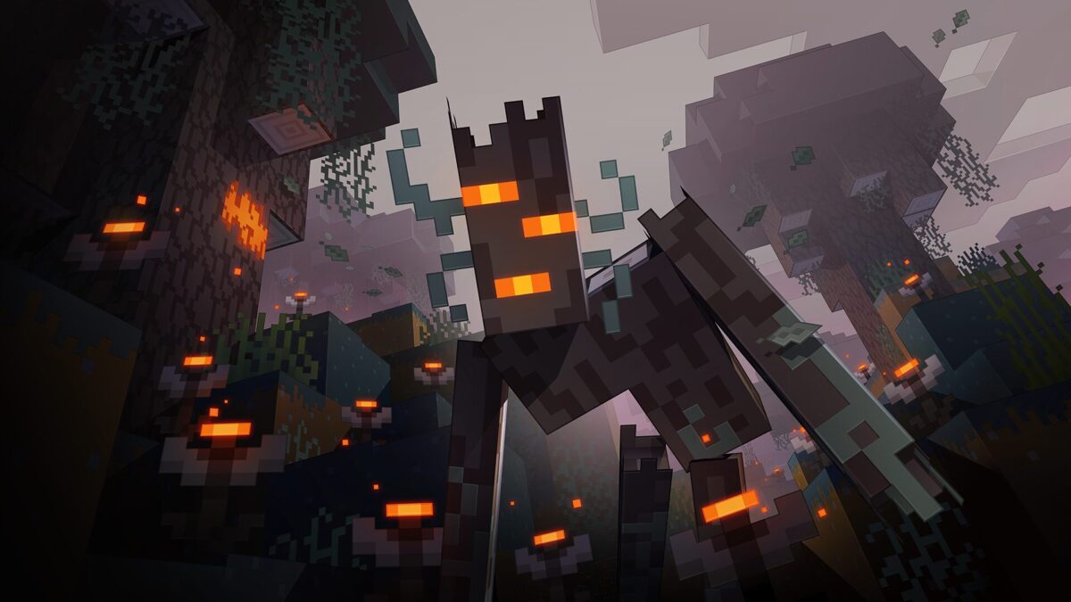 fond écran minecraft officiel the garden awakens