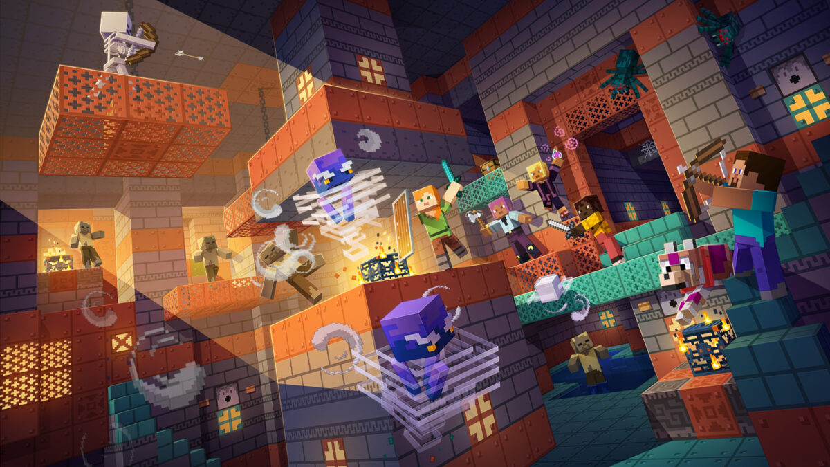 fond écran minecraft officiel tricky trials
