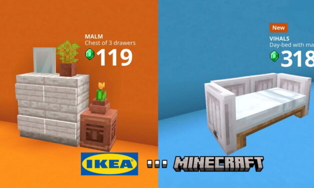 IKEA donne un coup de jeune à ses meubles avec une version façon Minecraft