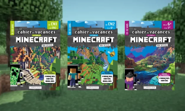 Des cahiers de vacances Minecraft pour réviser tout l’été