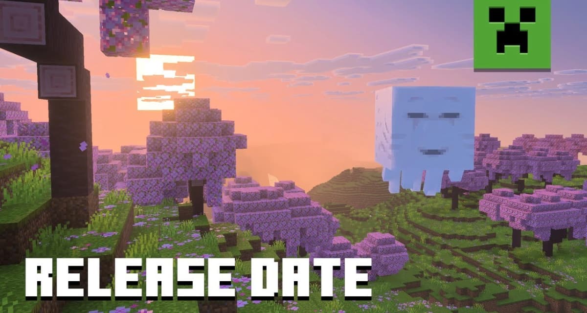 Minecraft annonce la date de sortie des mises à jour Chase the Skies et Vibrant Visuals