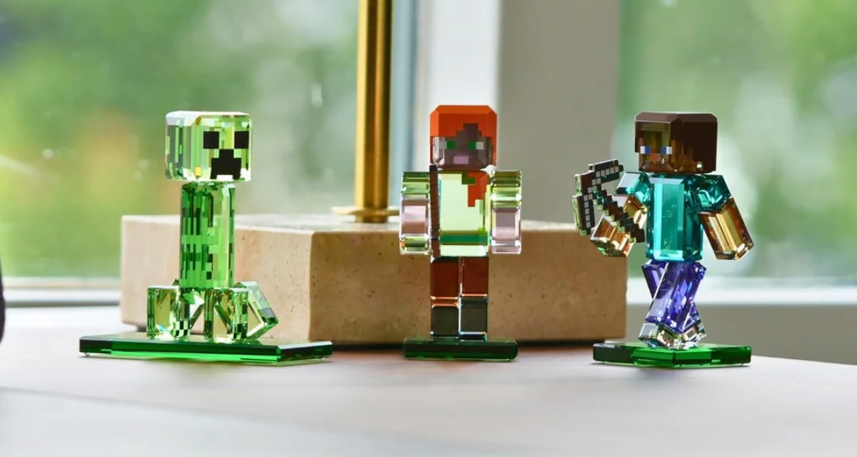 Swarovski dévoile des figurines Minecraft à plus de 300 euros : luxe ou folie ?
