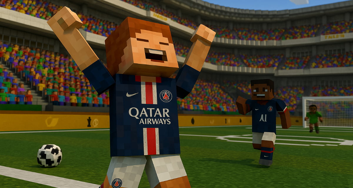 Vivez la magie du football dans Minecraft avec le DLC Célébration du Football