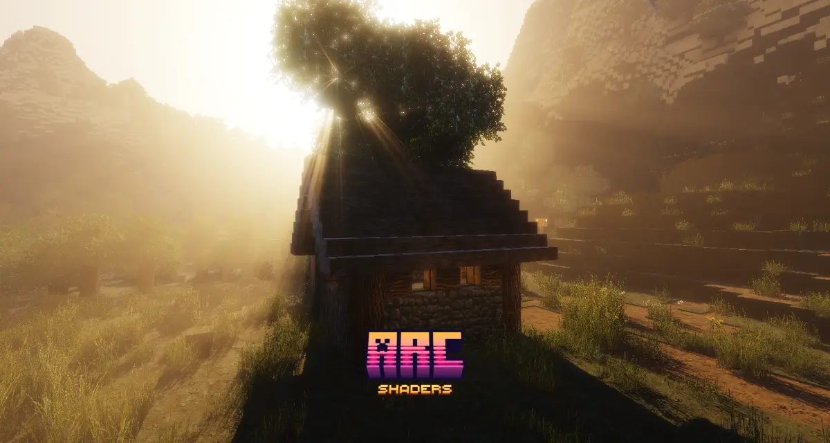 Arc Shader : Lumière Volumétrique et Reflets Dynamiques – Shader Minecraft