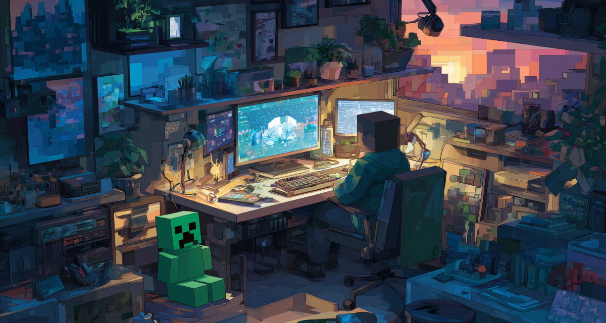 Ils ont grandi avec Minecraft… et en ont fait leur métier