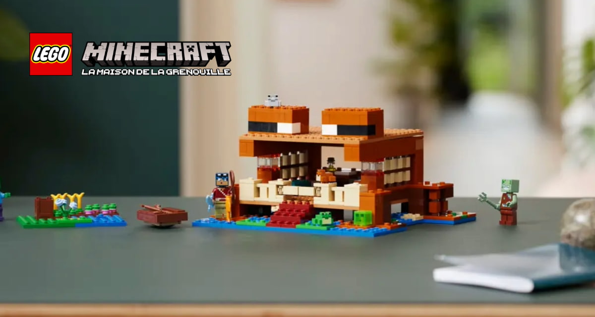 LEGO Minecraft La Maison de la Grenouille : une construction pleine de charme et de surprises