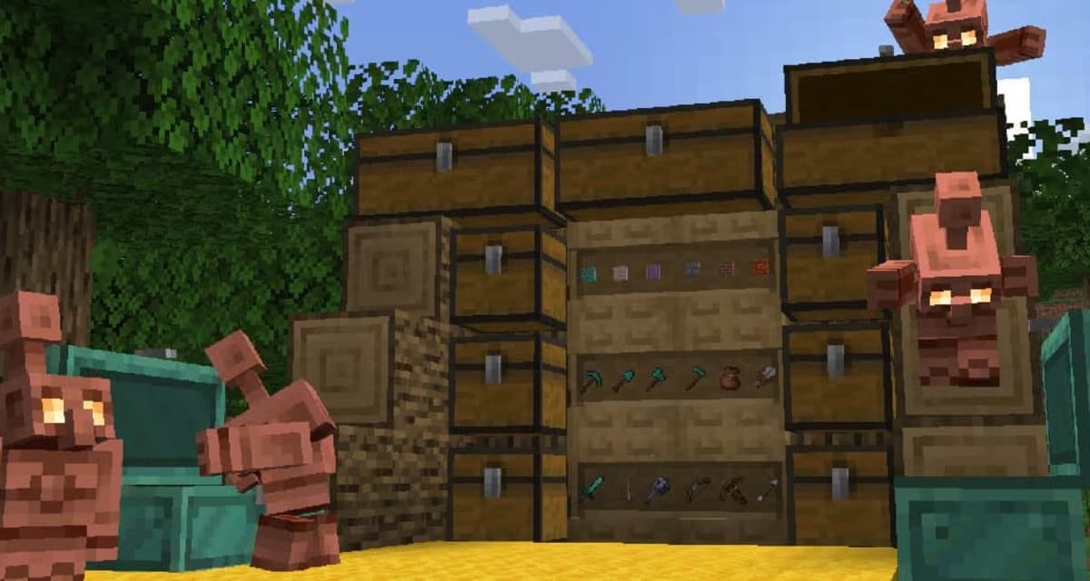 Minecraft : cette mise à jour ajoute golem, armes, armures et coffres en cuivre