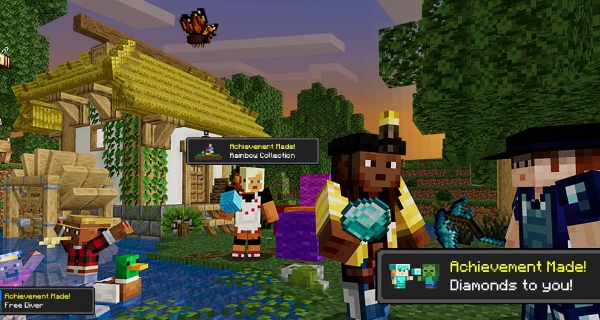 Vous pouvez enfin débloquer des succès avec des add-ons dans Minecraft Bedrock