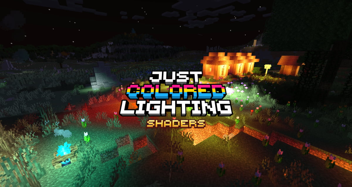 Just Colored Lighting : Lumières colorées et dynamiques – Shader Minecraft