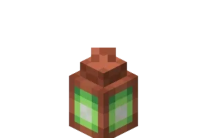 lanterne en cuivre minecraft