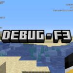 L'écran de débogage (touche F3) dans Minecraft