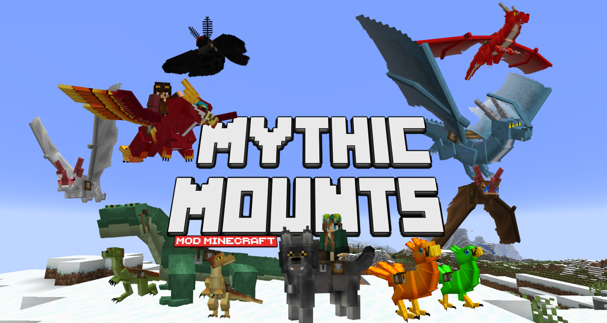 Mythic Mounts : apprivoisez des créatures mythiques dans Minecraft avec ce mod