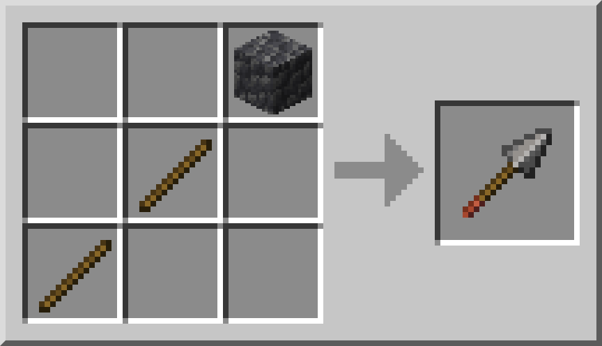 comment faire lance en pierre dans minecraft avec deux bâtons et une pierre
