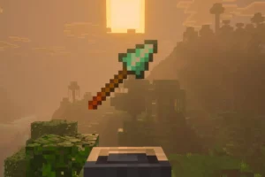La lance dans Minecraft - Comment faire cette arme ? lance minecraft arme