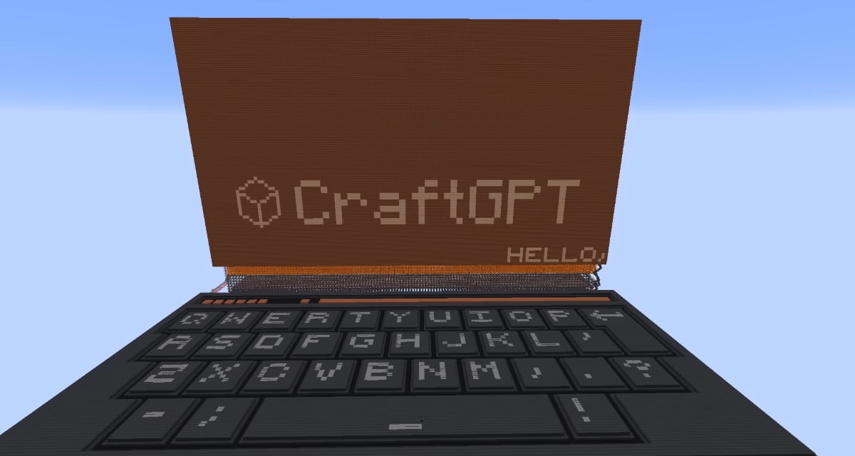 Ce joueur a créée ChatGPT dans Minecraft avec 439 millions de blocs (et ça fonctionne)