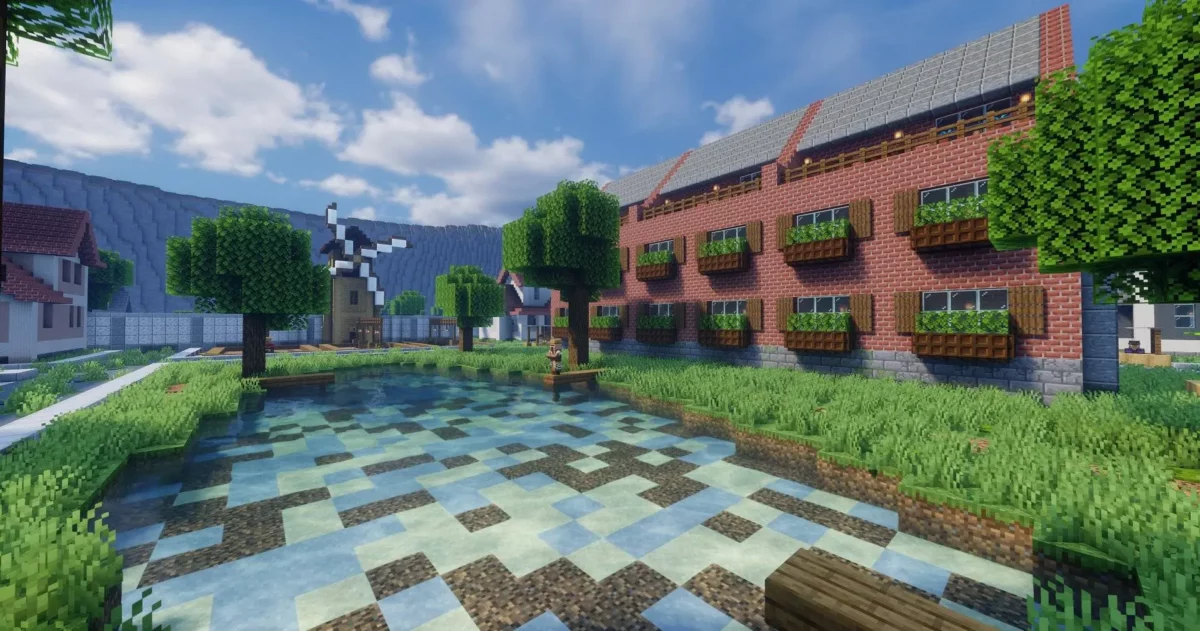 zone sécurisée Moonfall State Safe Zone dans la carte The Zombie Apocalypse X pour Minecraft