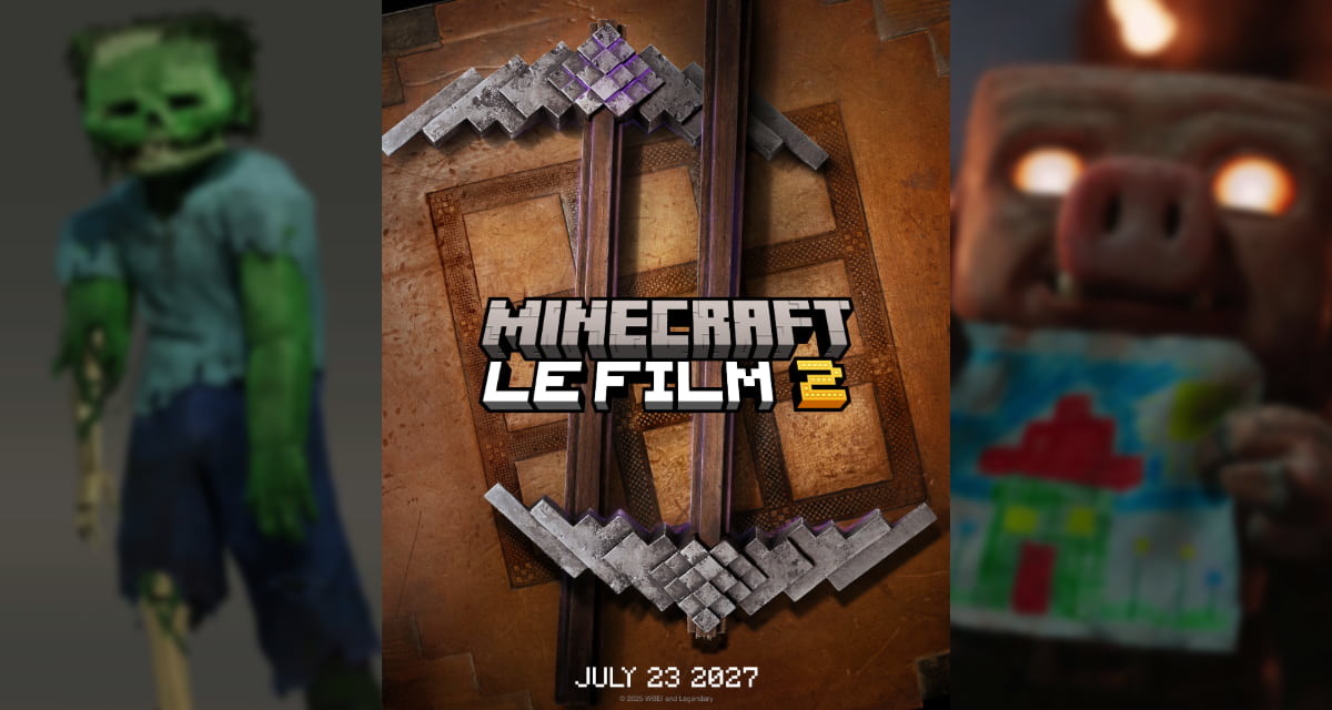 Un second film Minecraft sortira en 2027, mais l’intrigue reste tenue secrète