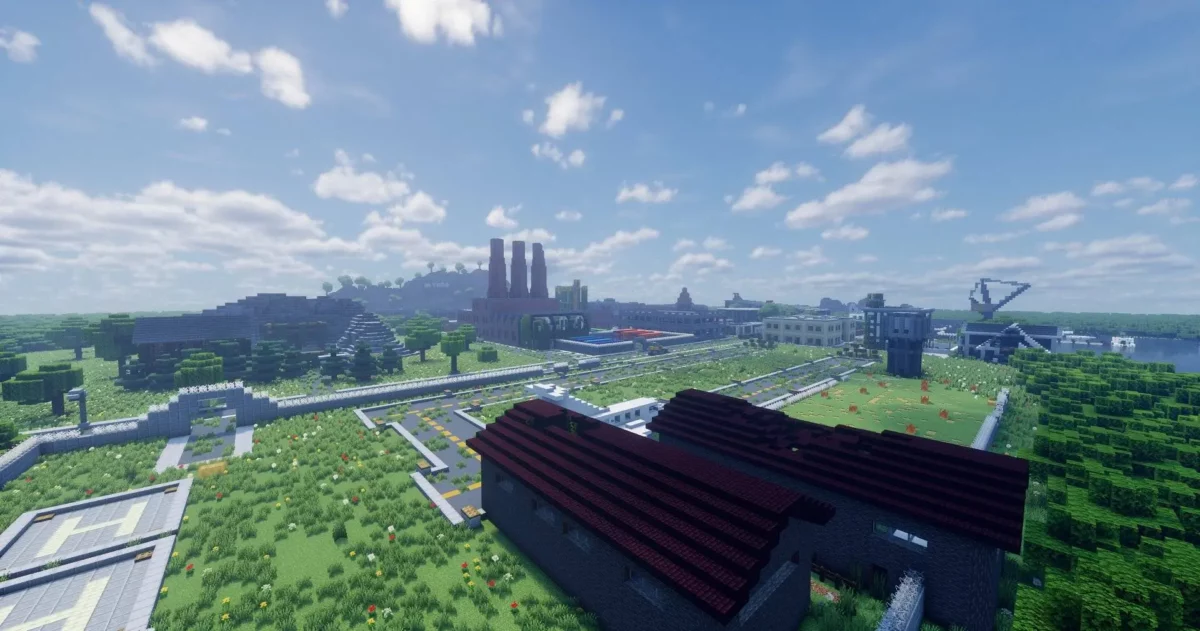 zone industrielle Yara dans la carte The Zombie Apocalypse X pour Minecraft
