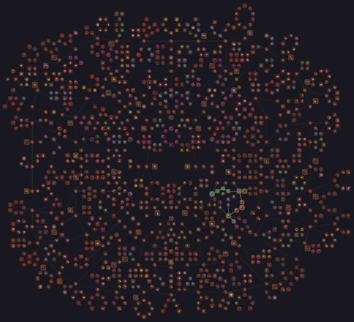 modpack Minecraft Craft to Exile 2 immense talent tree circulaire arborescences de talents et spécialisations